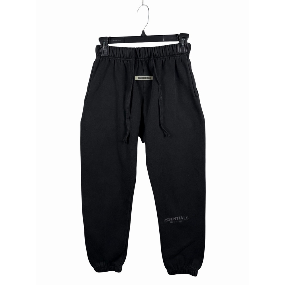 Fear of God Essentials Men's M Faded Black Fleece Sweatpants Joggers Streetwear
